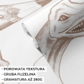 próbka | tapeta dinozaury sepia