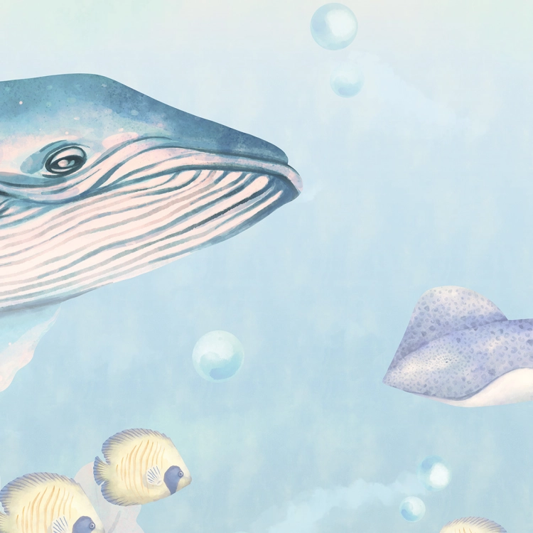 tapeta ocean / tapety dla dzieci / tapety pastelowe love