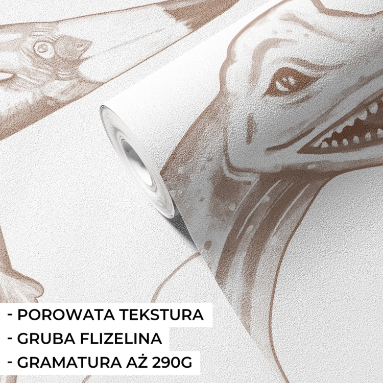 tapeta dla dzieci / tapeta dinozaury / tapety pastelowe love
