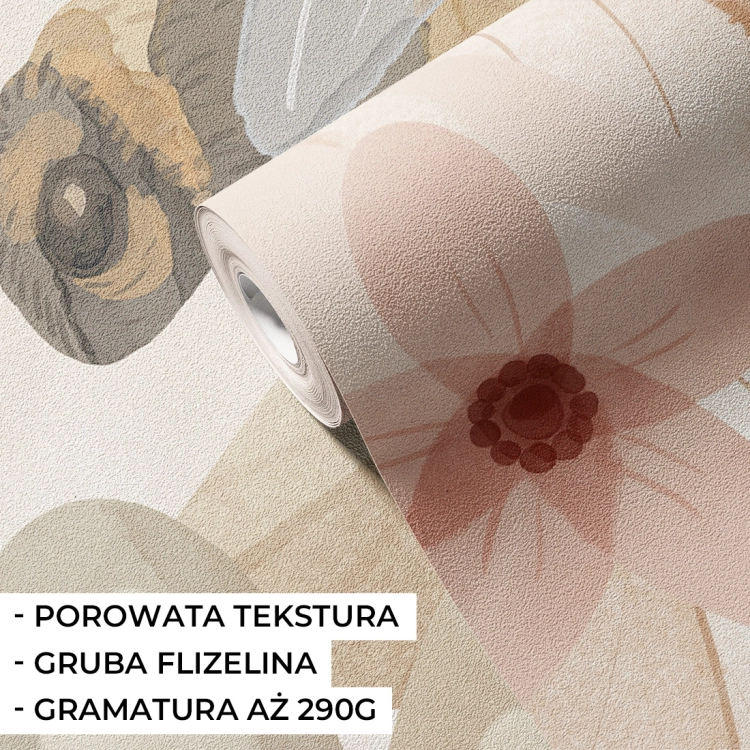 tapeta kwiaty / tapeta z kwiatami / tapety dla dzieci / tapety pastelowe love
