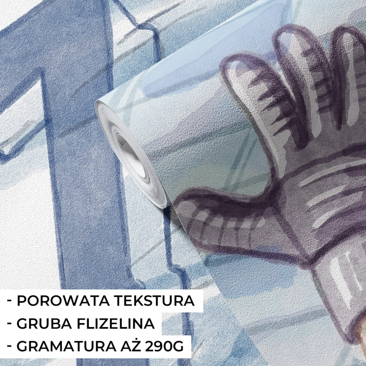 tapeta dla dzieci / tapeta piłka nożna / tapety pastelowe love