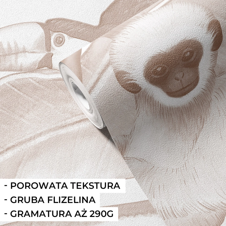 tapeta dla dzieci / tapeta safari / tapety pastelowe love