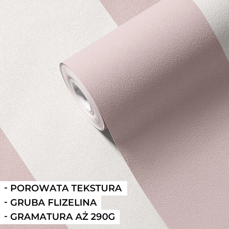 tapeta pasy / tapeta pasy pudrowy róż / tapety dla dzieci / tapety pastelowe love