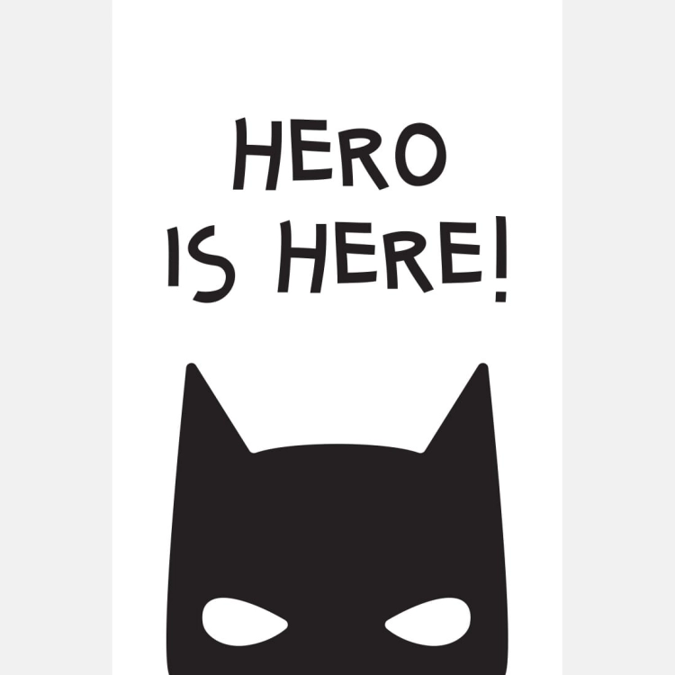 hero | plakat. plakat dla dzieci. dekoracje pokoju