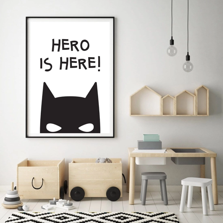 hero | plakat. plakat dla dzieci. dekoracje pokoju