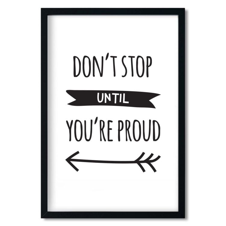 don't stop | plakat. plakat dla dzieci. dekoracje pokoju