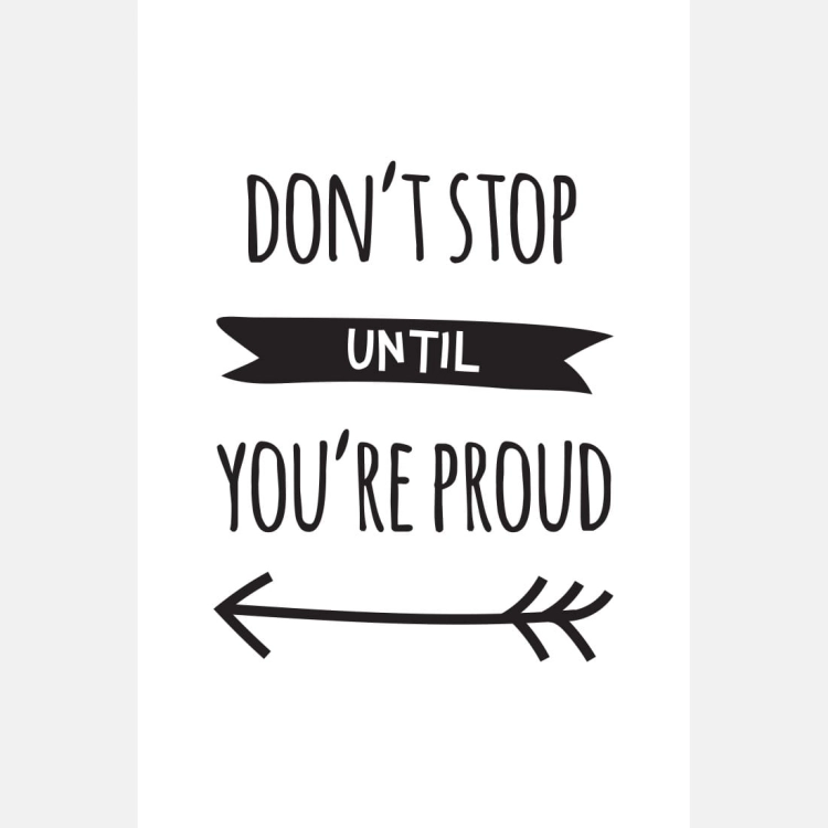 don't stop | plakat. plakat dla dzieci. dekoracje pokoju