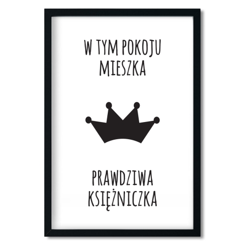 w tym pokoju | plakat. plakat dla dzieci. dekoracje pokoju