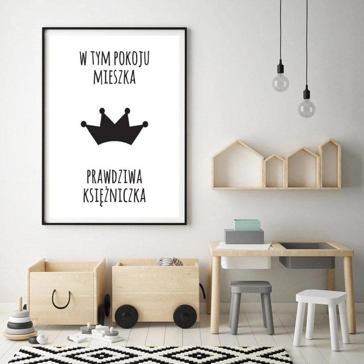 w tym pokoju | plakat. plakat dla dzieci. dekoracje pokoju