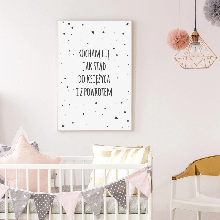 kocham 2 | plakat. plakat dla dzieci. dekoracje pokoju
