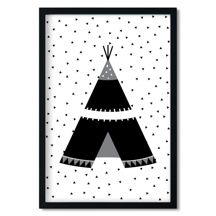 tipi | plakat. plakat dla dzieci. dekoracje pokoju