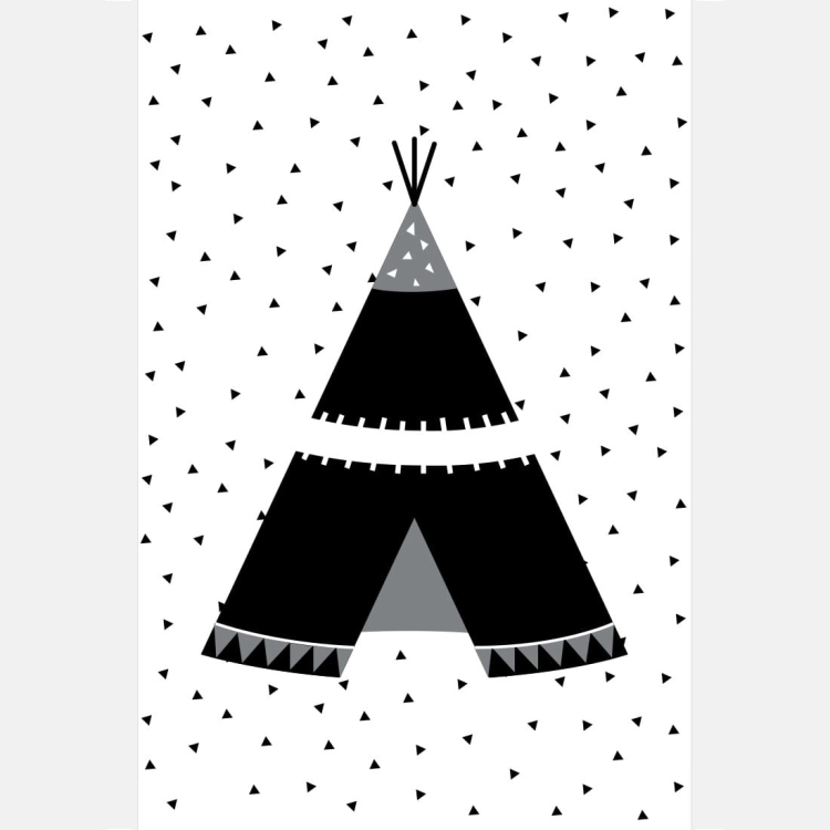 tipi | plakat. plakat dla dzieci. dekoracje pokoju