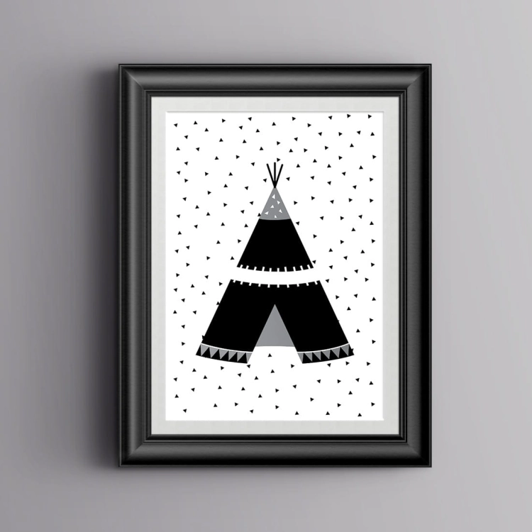 tipi | plakat. plakat dla dzieci. dekoracje pokoju