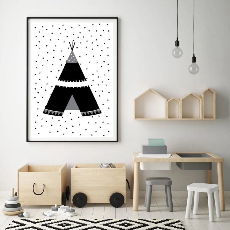 tipi | plakat. plakat dla dzieci. dekoracje pokoju
