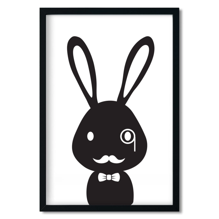 królik sherlock | plakat. plakat dla dzieci. dekoracje pokoju