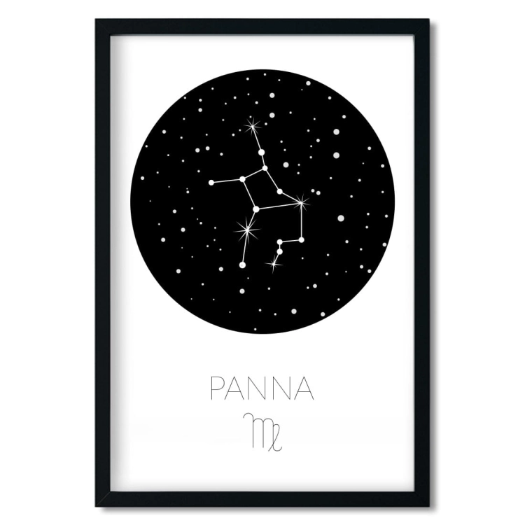 zodiak panna | plakat. plakat dla dzieci. dekoracje pokoju