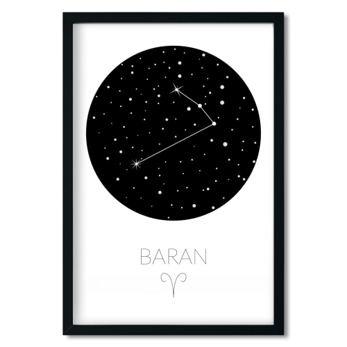 zodiak baran | plakat. plakat dla dzieci. dekoracje pokoju