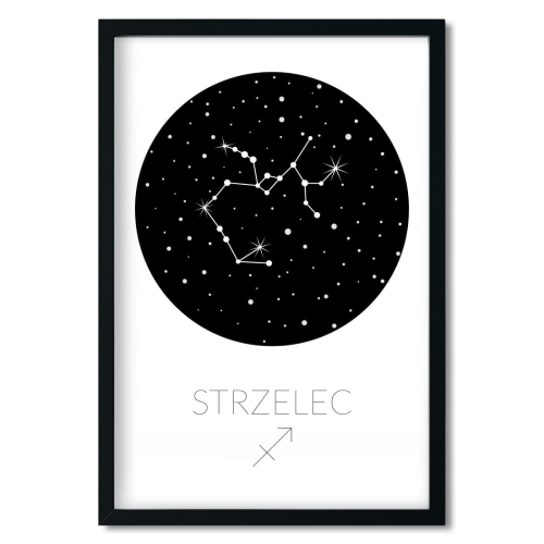 zodiak strzelec | plakat. plakat dla dzieci. dekoracje pokoju