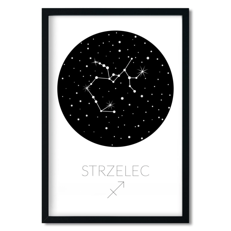 zodiak strzelec | plakat. plakat dla dzieci. dekoracje pokoju