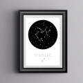 plakat znak zodiaku | strzelec