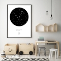 plakat znak zodiaku | ryby