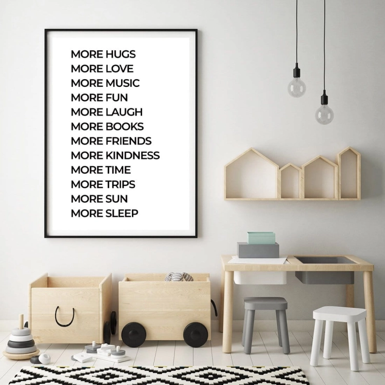 more | plakat. plakat dla dzieci. dekoracje pokoju