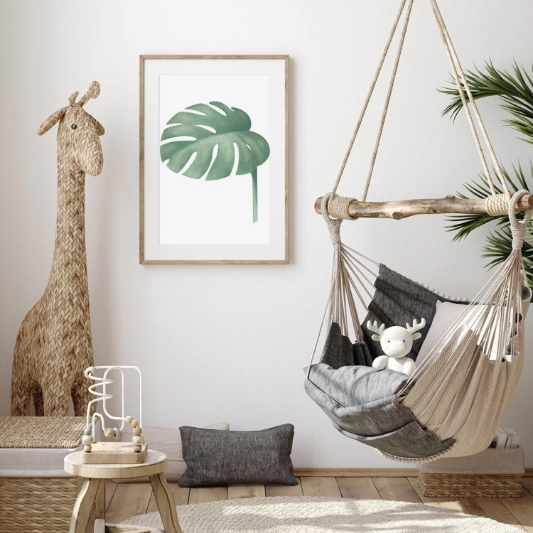monstera | plakat. plakat dla dzieci. dekoracje pokoju
