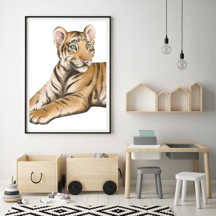 tygrys | plakat. plakat dla dzieci. dekoracje pokoju