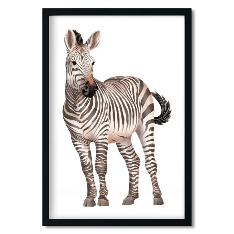 zebra | plakat. plakat dla dzieci. dekoracje pokoju