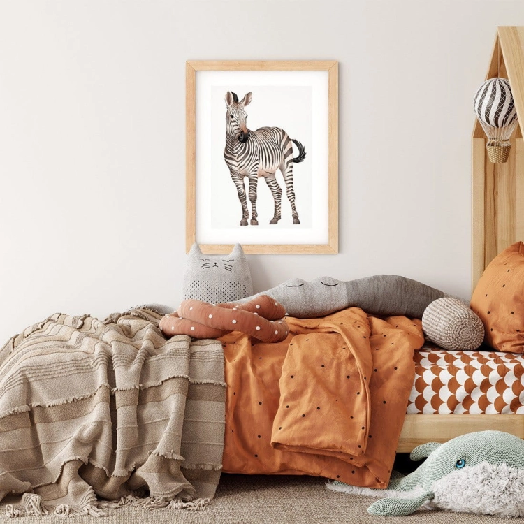 zebra | plakat. plakat dla dzieci. dekoracje pokoju