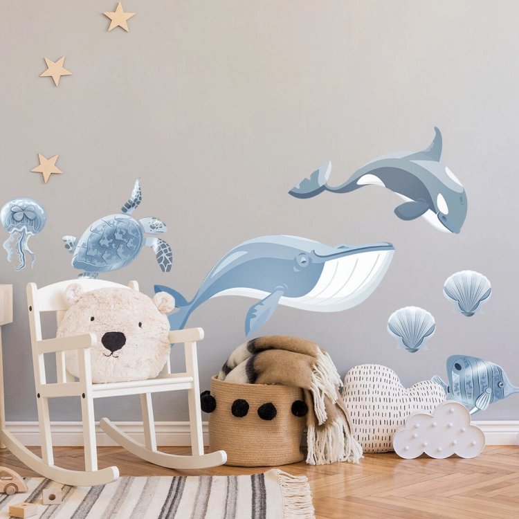 ocean | naklejka. naklejka dla dzieci. dekoracje pokoju