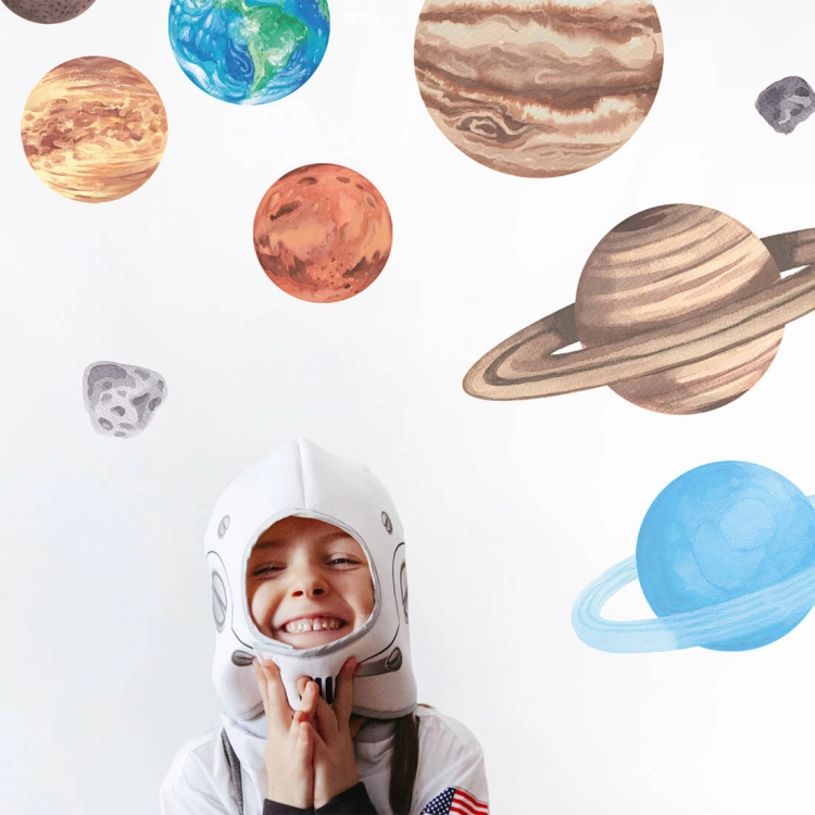 kosmos | naklejka. naklejka dla dzieci. dekoracje pokoju