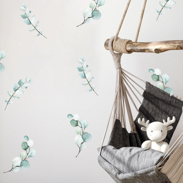 liście | naklejka. naklejka dla dzieci. dekoracje pokoju