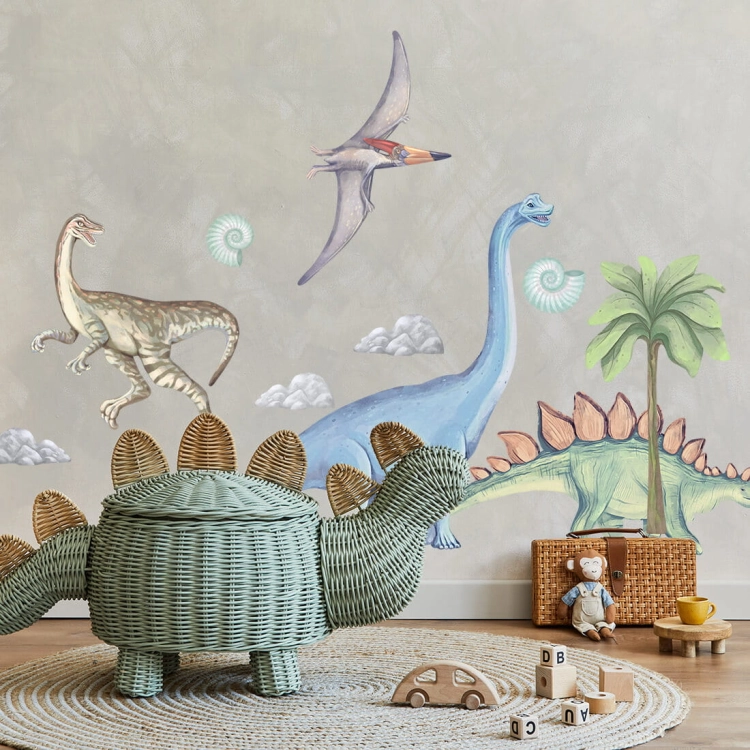naklejka dinozaury II | naklejki na ścianę. naklejki dla dzieci. dekoracje pokoju