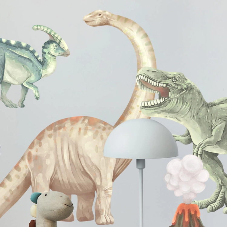 naklejka dinozaury I | naklejki na ścianę. naklejki dla dzieci. dekoracje pokoju