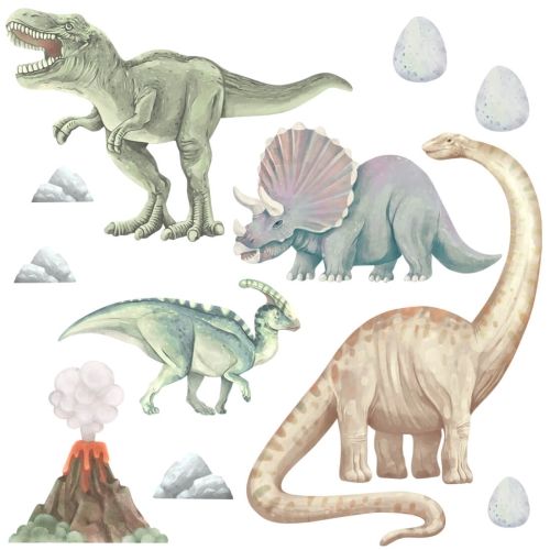 naklejka dinozaury I | naklejki na ścianę. naklejki dla dzieci. dekoracje pokoju