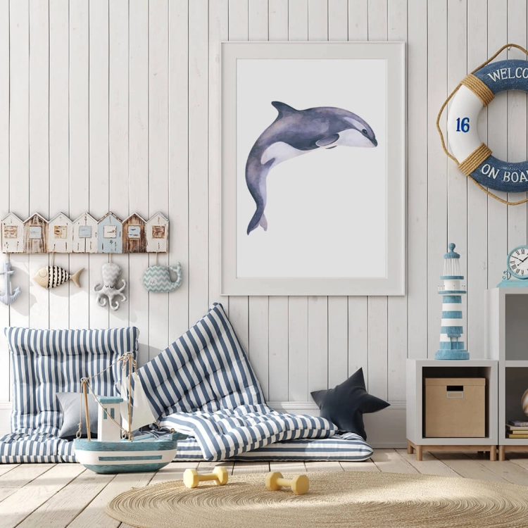 orka | plakat. plakat dla dzieci. dekoracje pokoju