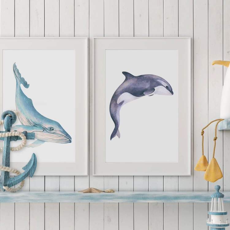 orka | plakat. plakat dla dzieci. dekoracje pokoju