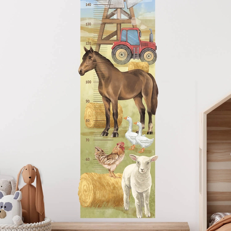 miarka farma | naklejka. naklejka dla dzieci. dekoracje pokoju
