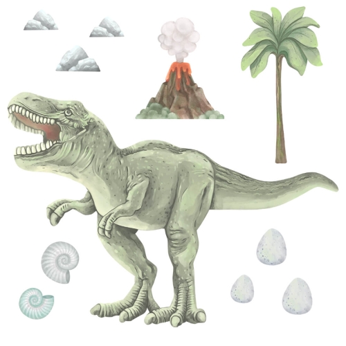 naklejka dinozaur t-rex XXL | naklejki na ścianę. naklejki dla dzieci. dekoracje pokoju