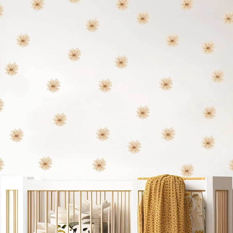 stokrotki boho | naklejki. naklejki dla dzieci. dekoracje pokoju
