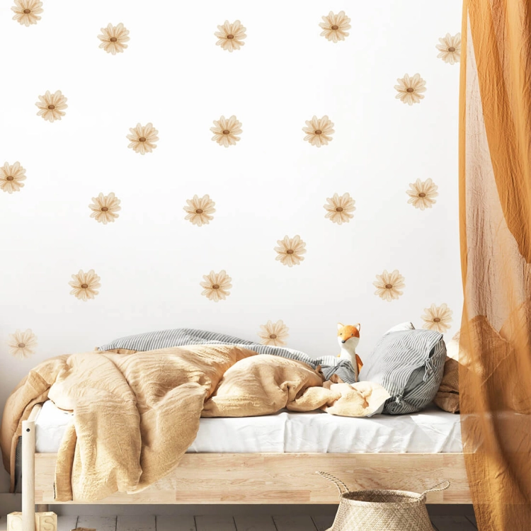 stokrotki boho | naklejki. naklejki dla dzieci. dekoracje pokoju