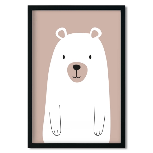 miś - boho | plakat. plakat dla dzieci. dekoracje pokoju
