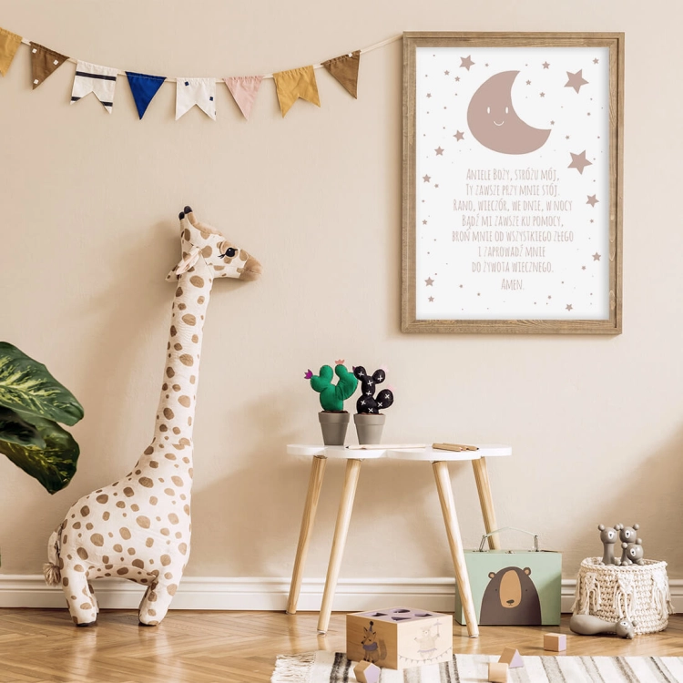 aniele boży - boho | plakat. plakat dla dzieci. dekoracje pokoju