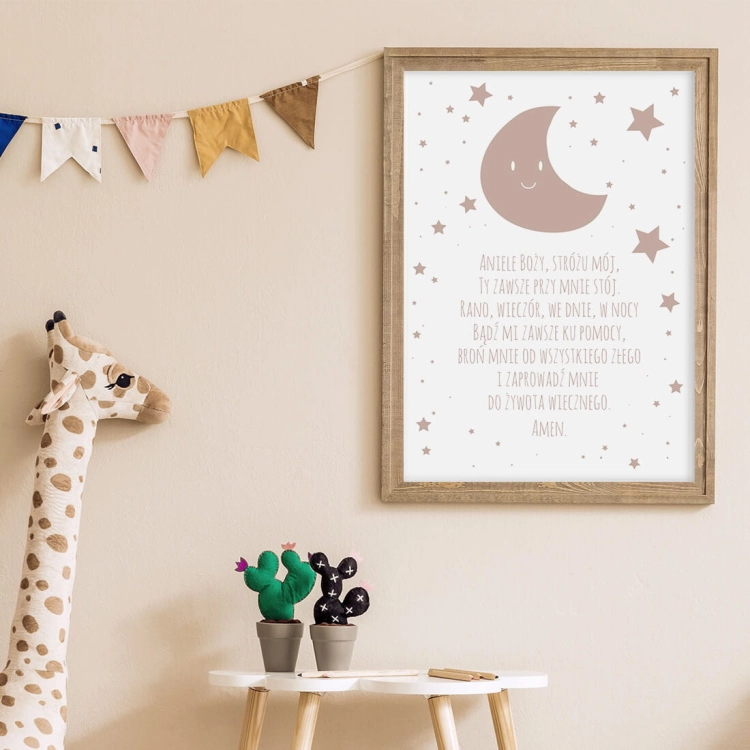 aniele boży - boho | plakat. plakat dla dzieci. dekoracje pokoju