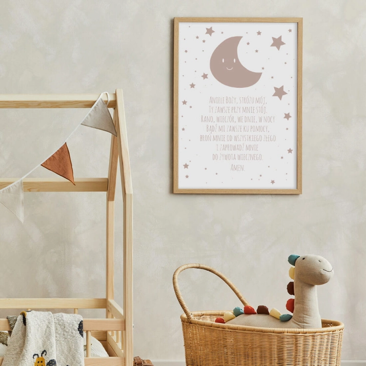 aniele boży - boho | plakat. plakat dla dzieci. dekoracje pokoju