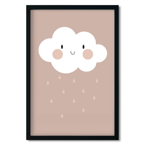 chmurka - boho | plakat. plakat dla dzieci. dekoracje pokoju