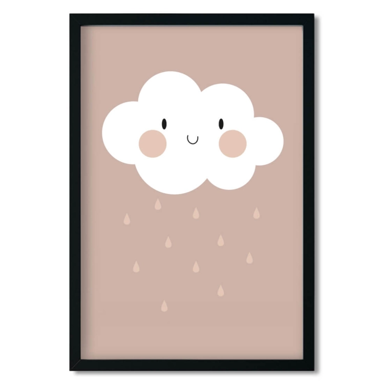 chmurka - boho | plakat. plakat dla dzieci. dekoracje pokoju