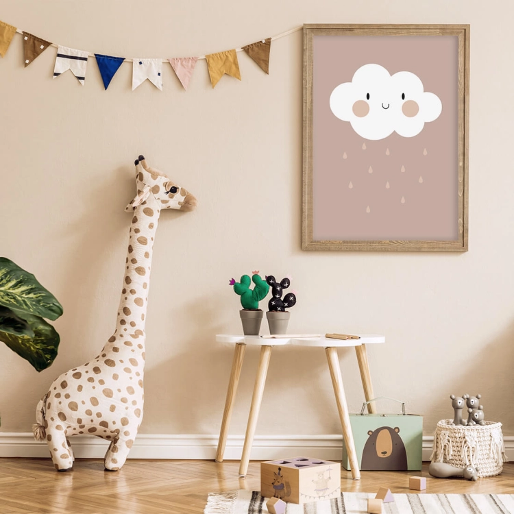 chmurka - boho | plakat. plakat dla dzieci. dekoracje pokoju