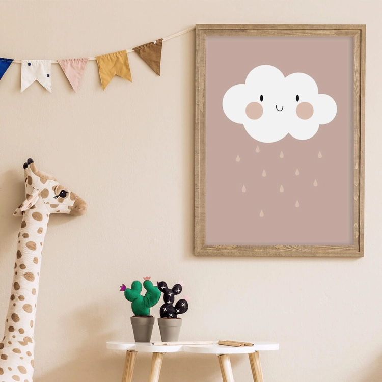 chmurka - boho | plakat. plakat dla dzieci. dekoracje pokoju